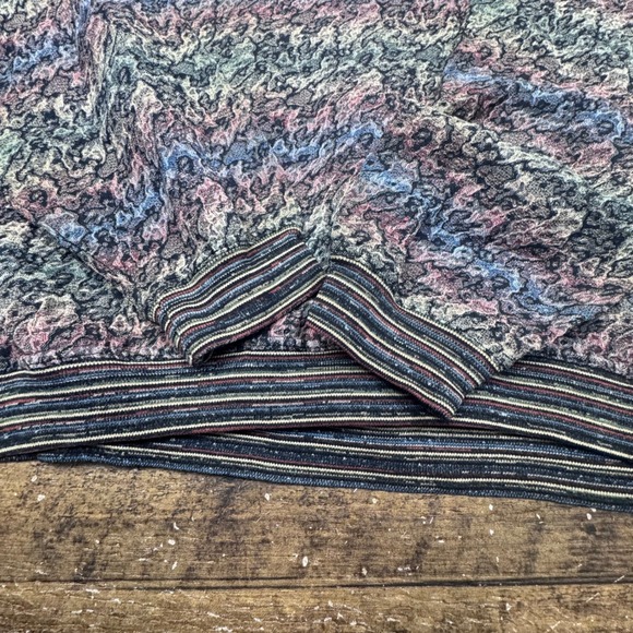 JHANE BARNES Menswear Textured Geometric Pattern Crewneck Sweater Made in Japan‎ - Picture 4 of 6